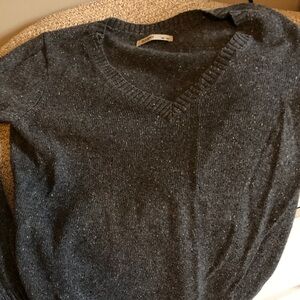 Old Navy Charcoal V-Neck Sweater
